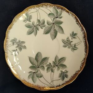 Gold Rimmed Tea Saucer